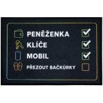 Mercury Flooring Checklist černá 40x60 cm – Hledejceny.cz