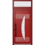 OknaDvereNaMiru.cz Vchodové dveře INOX 2014 + Nadsvětlík 90 x 230 cm – Zboží Mobilmania