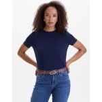 Orsay dámské tričko s krátkým rukávem tmavě modré – Zbozi.Blesk.cz