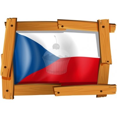 Jedlý papír "vlajka české republiky" - A5 – Zboží Mobilmania