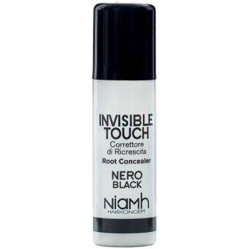 Niamh Hairkoncept Korektor vlasových odrostů Invisible Touch Root Concealer černý 75 ml