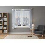 Dekorační oblouková krátká záclona na žabky BERENIKA 170 bílá 300x170 cm MyBestHome – Hledejceny.cz
