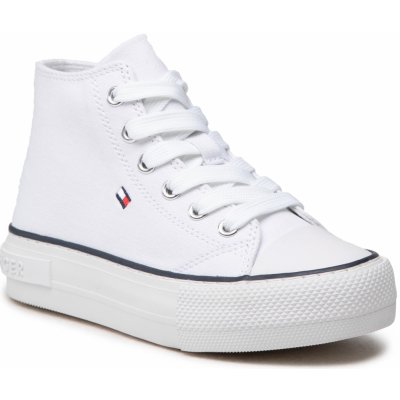 Tommy Hilfiger High Top Lace Up Sneaker T3A4 32119 0890 bílá