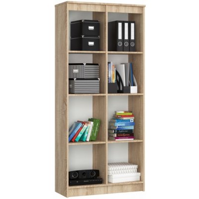 Ak furniture Knihovna Rexa 80 cm dub sonoma – Zboží Mobilmania