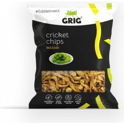 Grig - Cvrččí chipsy Wasabi - 70g
