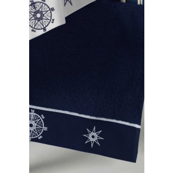 Soft cotton Ručník MARINE LADY Tmavě modrá 50 x 100 cm