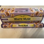 Tulasi indické vonné tyčinky White musk 20 ks – Hledejceny.cz