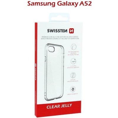 Pouzdro SWISSTEN CLEAR JELLY SAMSUNG A525F GALAXY A52 A52 5G A52s čiré – Zboží Živě