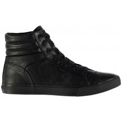 SoulCal Asti Hi Mens Trainers Black/Black