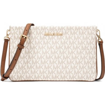 Michael Kors kabelka jet set triple logo crossbody vanilla – Zboží Mobilmania