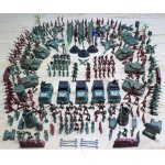 Sada plastových vojáčků s příslušenstvím 114 dílů – Zboží Dáma