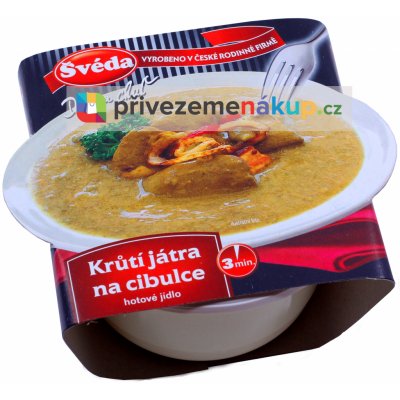 Švéda Krůtí játra na cibulce 340 g – Zboží Dáma