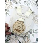 ALBI Dřevěná medaile 5 let – Zboží Dáma