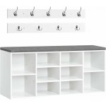 Vasagle Jungo 104 cm bílý/šedý – Hledejceny.cz