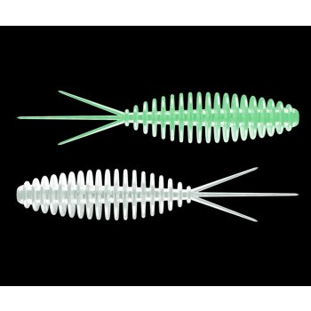 Libra Lures Turbo Worm 5,6cm Glow UV Green 8ks