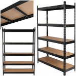 Geko Regál 180 × 40 × 120 cm černý G10868 – Sleviste.cz