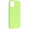 Pouzdro a kryt na mobilní telefon Pouzdro Jelly Case ROAR iPhone 12 PRO MAX - Lime