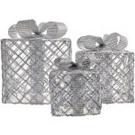 Emos ZY2235 LED dárky 3 velikosti venkovní studená bílá časovač – Hledejceny.cz