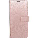 Pouzdro Beweare Mezzo PU kožené Samsung Galaxy S23 Ultra mandala Růžové – Sleviste.cz