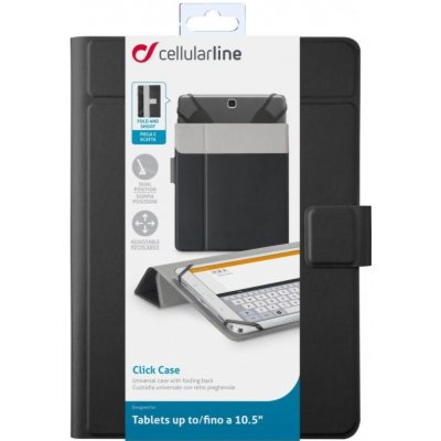 Cellularline CLICKCASE 10,5" CLICKCASETAB105K black – Zboží Mobilmania