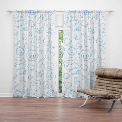 Sablio Závěs Kreslení: 2ks 140x250cm – Hledejceny.cz