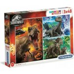 Clementoni Dětské Jurassic World 25250 3 x 48 dílků – Zboží Dáma