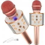 Izoxis 22190 Karaoke bluetooth mikrofon světle růžová – Sleviste.cz