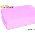 Baby Nellys Nepromokavé prostěradlo lila fialové 60x120 – Zboží Mobilmania