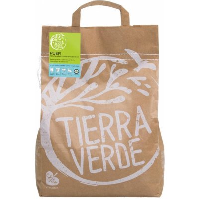 Tierra Verde Puer bělící prášek a odstraňovač skvrn 5 kg sáček – Zboží Mobilmania
