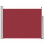 Greatstore Zatahovací boční markýza/zástěna na terasu 140 x 500 cm červená – Sleviste.cz