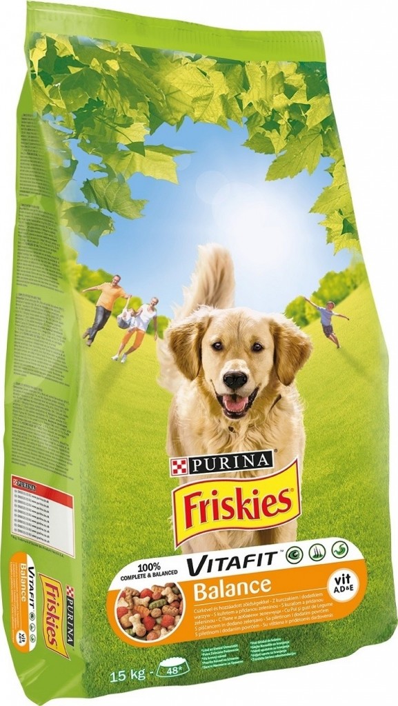 Purina Friskies Adult Dog Balance kuře 15 kg