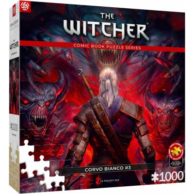 Good Loot Comic Book The Witcher Zaklínač Corvo Bianco 1000 dílků – Hledejceny.cz