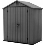 Keter Darwin zahradní domek 4 x 6 šedý s podlahou – Zboží Mobilmania