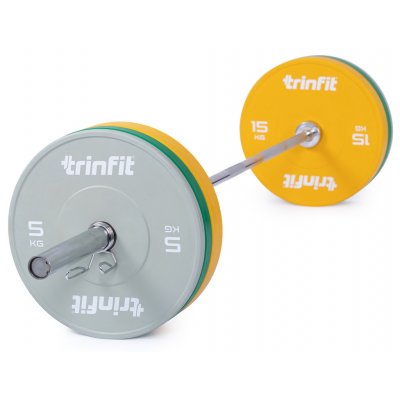 Trinfit Olympijská činka Bumper training 80 kg – Zbozi.Blesk.cz