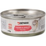 Ontario Cat Kitten Chicken Pieces a Shrimp 95 g – Zboží Mobilmania