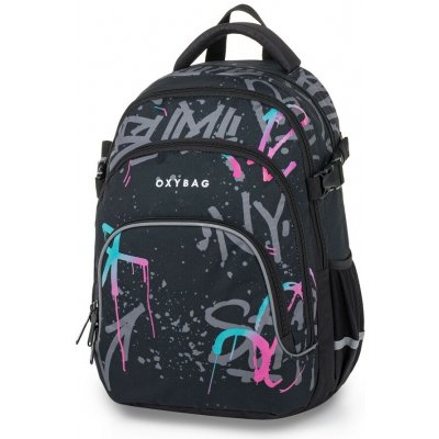 Oxybag OXY SCOOLER batoh Graffiti růžová – Zboží Dáma