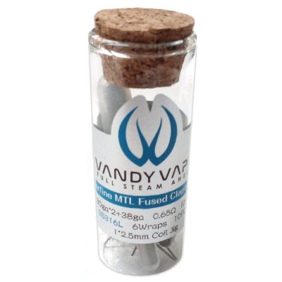 Vandy Vape Superfine MTL předmotané spirálky Fused Clapton SS316L 0,65ohm – Sleviste.cz