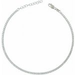 InfinitySilver Stříbrný zirkonový řetízek na nohu SB19136722+ – Zboží Mobilmania