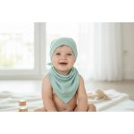 Dětský bavlněný šátek mint melanž – Hledejceny.cz