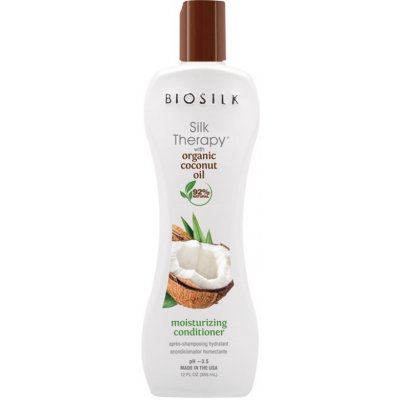 BioSilk Organic Coconut Oil with Moisturizing Conditioner 355 ml – Zbozi.Blesk.cz