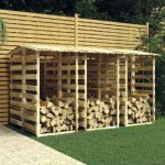 VidaXL Pergoly se střechou 6 ks 100x90x200 cm impregnovaná borovice