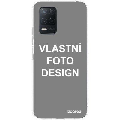 Pouzdro Picasee silikonové Realme 8 5G - Vlastní design/motiv čiré – Sleviste.cz
