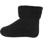 mpDenmark teplé ohrnovací merino ponožky Černá – Zboží Dáma