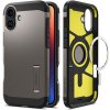 Pouzdro a kryt na mobilní telefon Apple Spigen Tough Armor MagSafe iPhone 16 Plus gunmetal