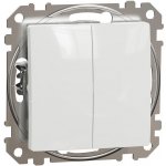 Schneider Electric SDD111108 Sedna Design Přepínač dvojitý střídavý ř.6+6, Bílá – Hledejceny.cz