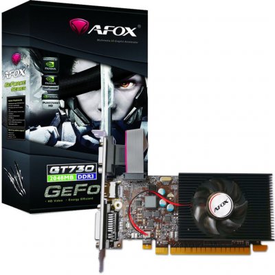 AFOX GeForce GT 730 1GB DDR3 AF730-1024D3L7-V1 – Zboží Mobilmania