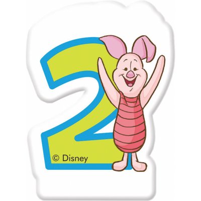 Procos Disney dortová svíčka s číslem 2 – Zboží Mobilmania