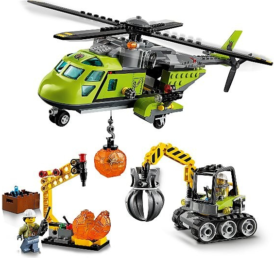 LEGO® City 60123 Sopečná zásobovací helikoptéra od 2 270 Kč - Heureka.cz