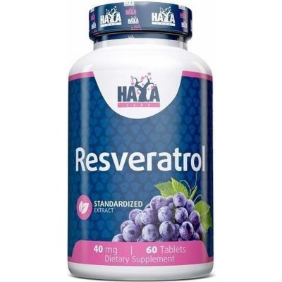 Haya Labs Resveratrol 40 mg 60 kapslí – Hledejceny.cz