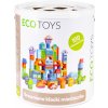 Eco Toys Dřevěné kostky Městečko II 100 ks